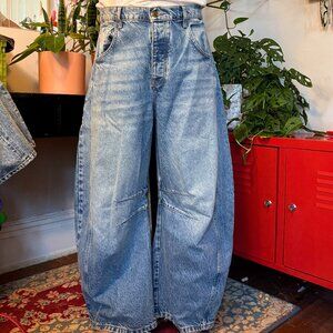 Free people barrel jeans